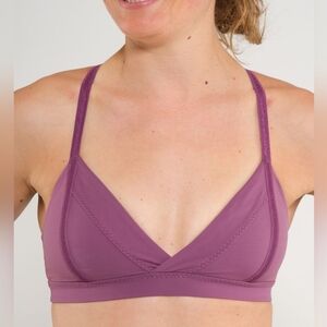 Lululemon Dignity Crossback Sports Bra In Muted Mauve Womens Size 10